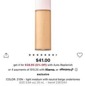Rare beauty foundation